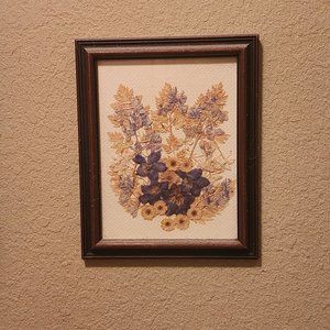 Vintage !  Pressed flowers